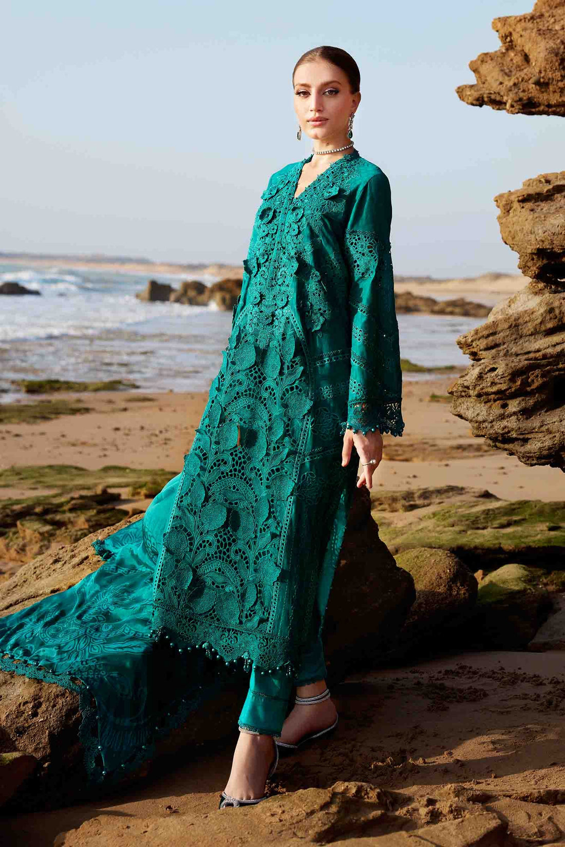 Maria B | Eid Collection 25 | 25-05 by Maria B - Designer Dress - Type: Ladies Clothes - Available at Libayah - 100% Original