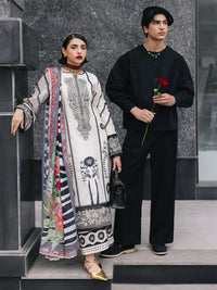 Mahnur | Broadway Luxury Lawn 25 | Freesia by Mahnur - Designer Dress - Type: Ladies Clothes - Available at Libayah - 100% Original