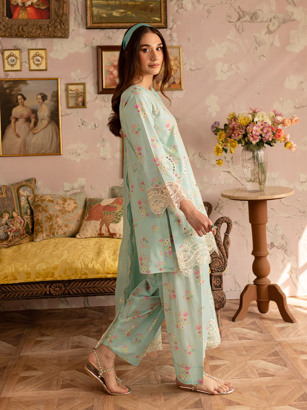 Mahnur | Leila Printkari Edit 25 | LP - 05 by Mahnur - Designer Dress - Type: Ladies Clothes - Available at Libayah - 100% Original