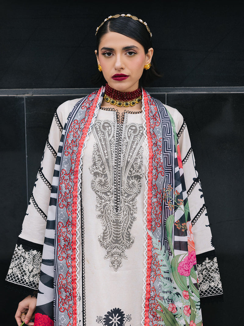 Mahnur | Broadway Luxury Lawn 25 | Freesia by Mahnur - Designer Dress - Type: Ladies Clothes - Available at Libayah - 100% Original