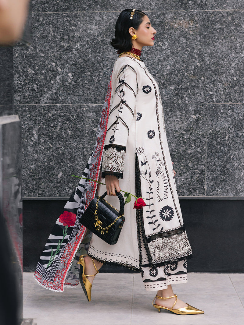 Mahnur | Broadway Luxury Lawn 25 | Freesia by Mahnur - Designer Dress - Type: Ladies Clothes - Available at Libayah - 100% Original