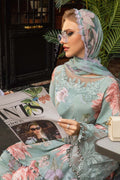 Maria B | M Prints Fall Edit 24 |  MPT-2306-A by Maria B - Designer Dress  - Type : Ladies Clothes - Available at Libayah - 100% Original 