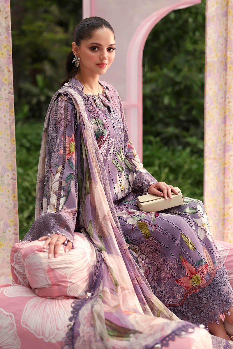 Maria B | M Prints 26 | MPT-3006-B by Maria B - Designer Dress  - Type : Ladies Clothes - Available at Libayah - 100% Original 