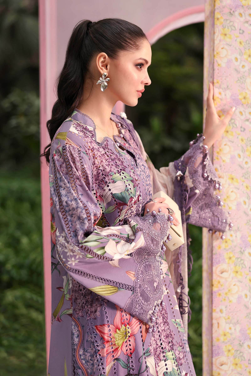 Maria B | M Prints 26 | MPT-3006-B by Maria B - Designer Dress  - Type : Ladies Clothes - Available at Libayah - 100% Original 