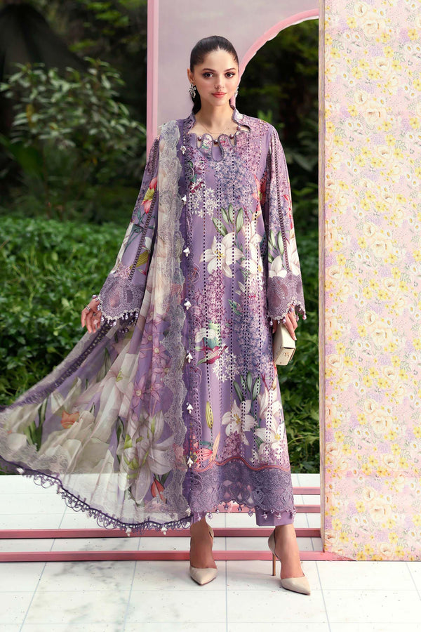 Maria B | M Prints 26 | MPT-3006-B by Maria B - Designer Dress  - Type : Ladies Clothes - Available at Libayah - 100% Original 
