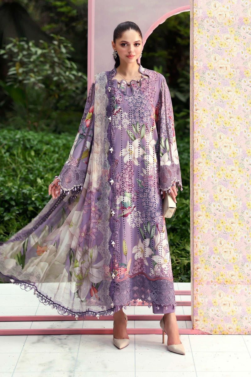 Maria B | M Prints 26 | MPT-3006-B by Maria B - Designer Dress  - Type : Ladies Clothes - Available at Libayah - 100% Original 