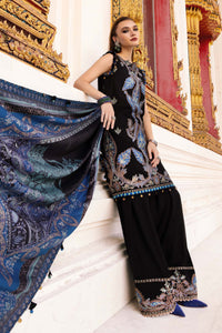 Prints Winter 25 |MPT-2806-B by Maria B - Designer Dress  - Type : Ladies Clothes - Available at Libayah - 100% Original 