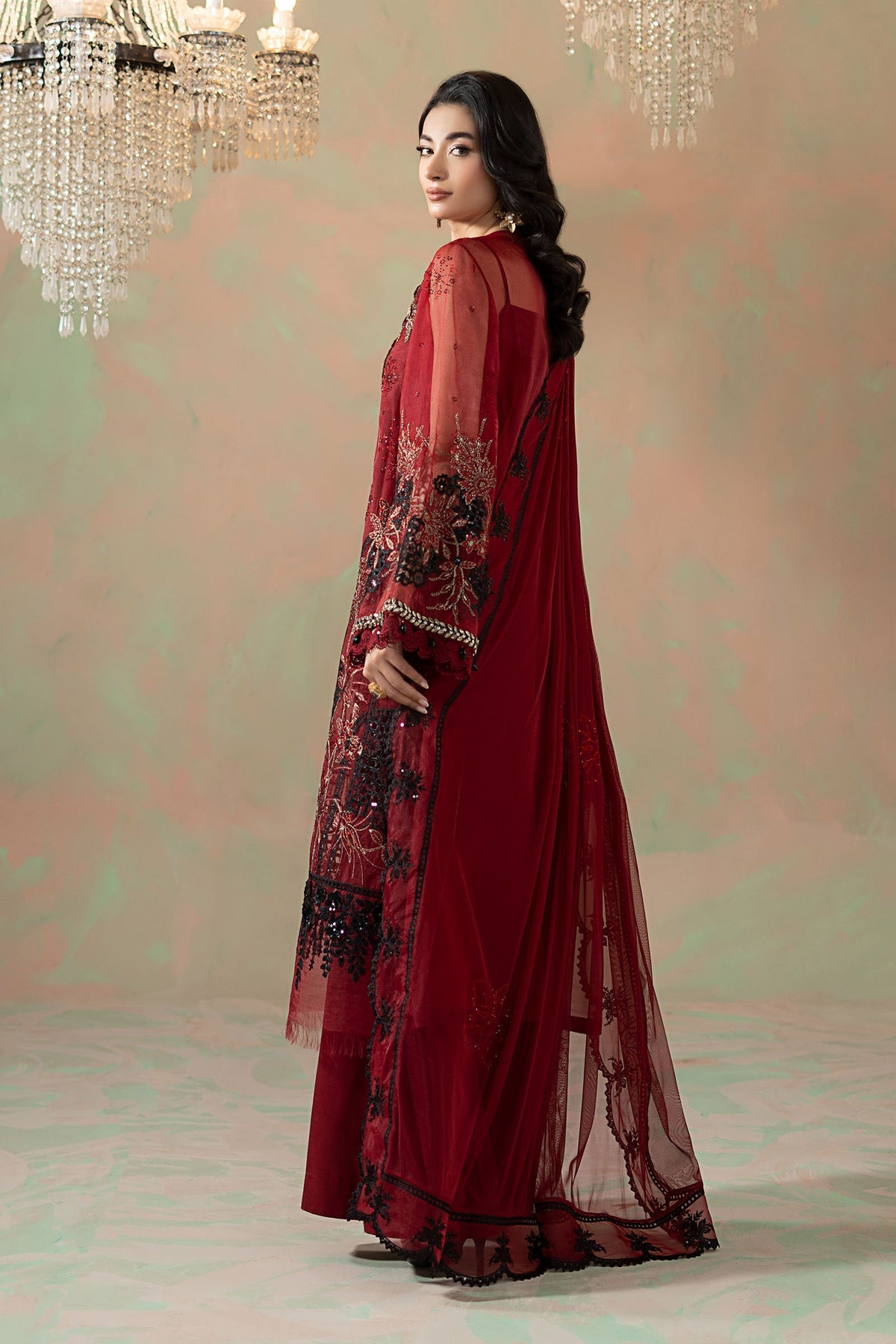 Maria B | Soiree Formals | WFS-09-06 by Maria B - Designer Dress - Type : Ladies Clothes - Available at Libayah - 100% Original 