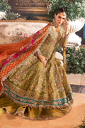 Maria B | Mbroidered Formals 24 | Organza Suit | BD-2906 by Maria B - Designer Dress  - Type : Wedding Dress - Available at Libayah - 100% Original 