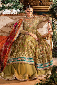 Maria B | Mbroidered Formals 24 | Organza Suit | BD-2906 by Maria B - Designer Dress  - Type : Wedding Dress - Available at Libayah - 100% Original 
