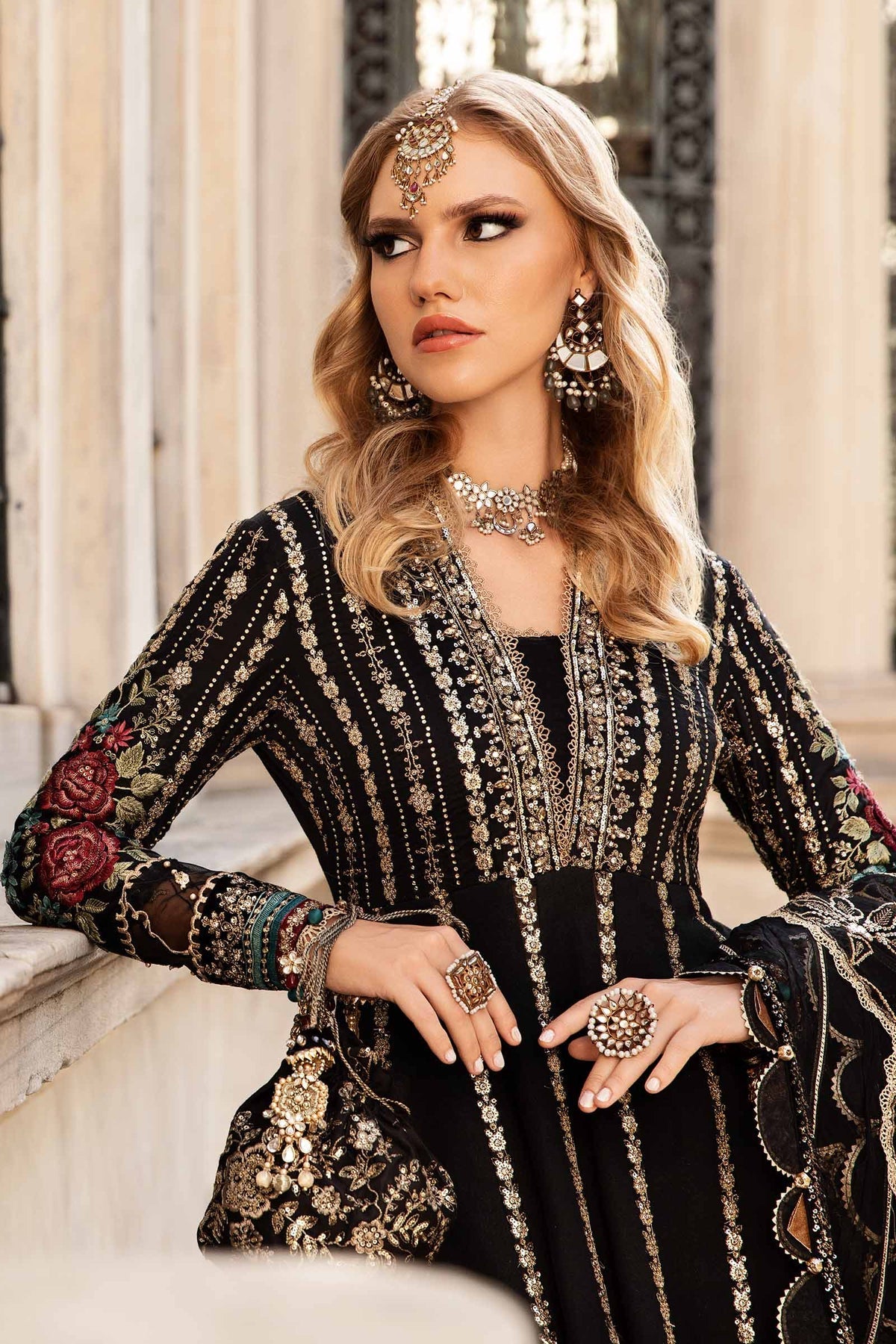 Maria B | Sateen Formals 24 | CST-806 by Maria B - Designer Dress - Type: Formal - Available at Libayah - 100% Original