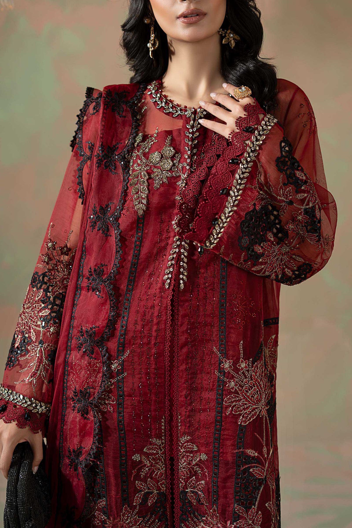 Maria B | Soiree Formals | WFS-09-06 by Maria B - Designer Dress - Type : Ladies Clothes - Available at Libayah - 100% Original 