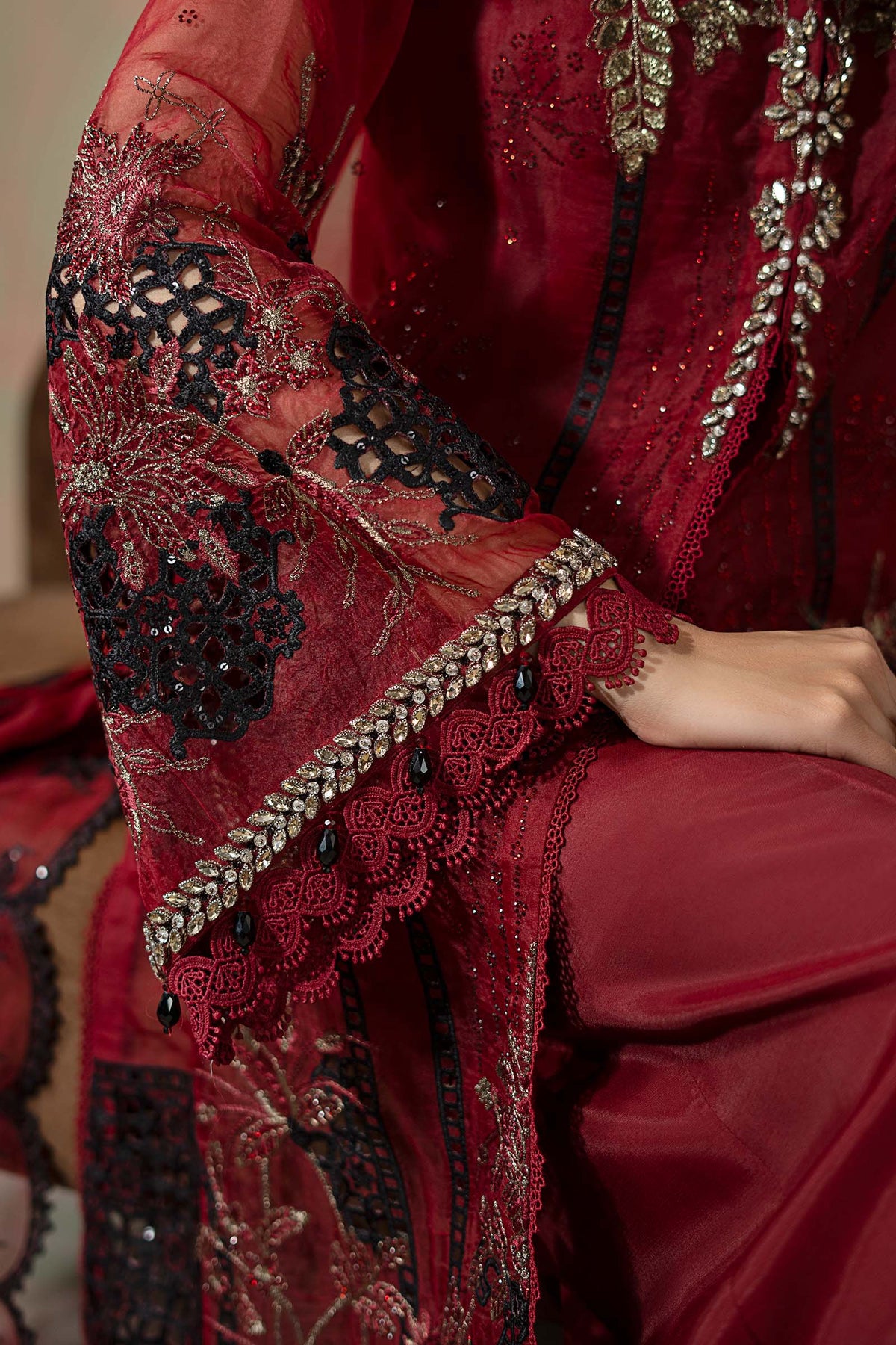 Maria B | Soiree Formals | WFS-09-06 by Maria B - Designer Dress - Type : Ladies Clothes - Available at Libayah - 100% Original 