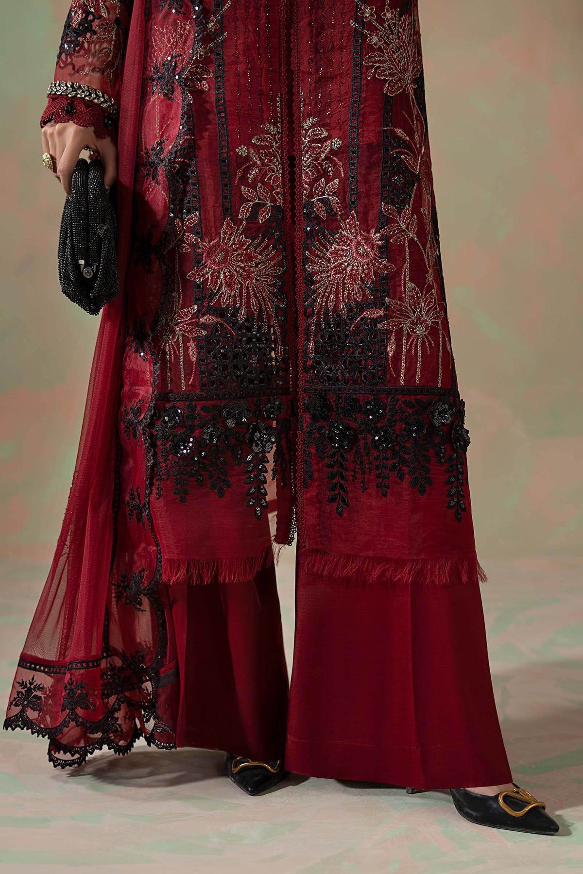 Maria B | Soiree Formals | WFS-09-06 by Maria B - Designer Dress - Type : Ladies Clothes - Available at Libayah - 100% Original 