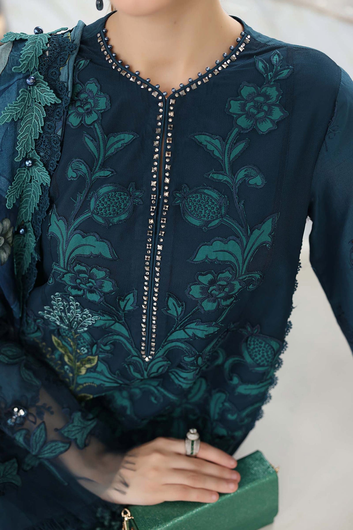 Maria B | luxury Lawn 26 | EL-26-06 by Maria B - Designer Dress  - Type : Ladies Clothes - Available at Libayah - 100% Original 