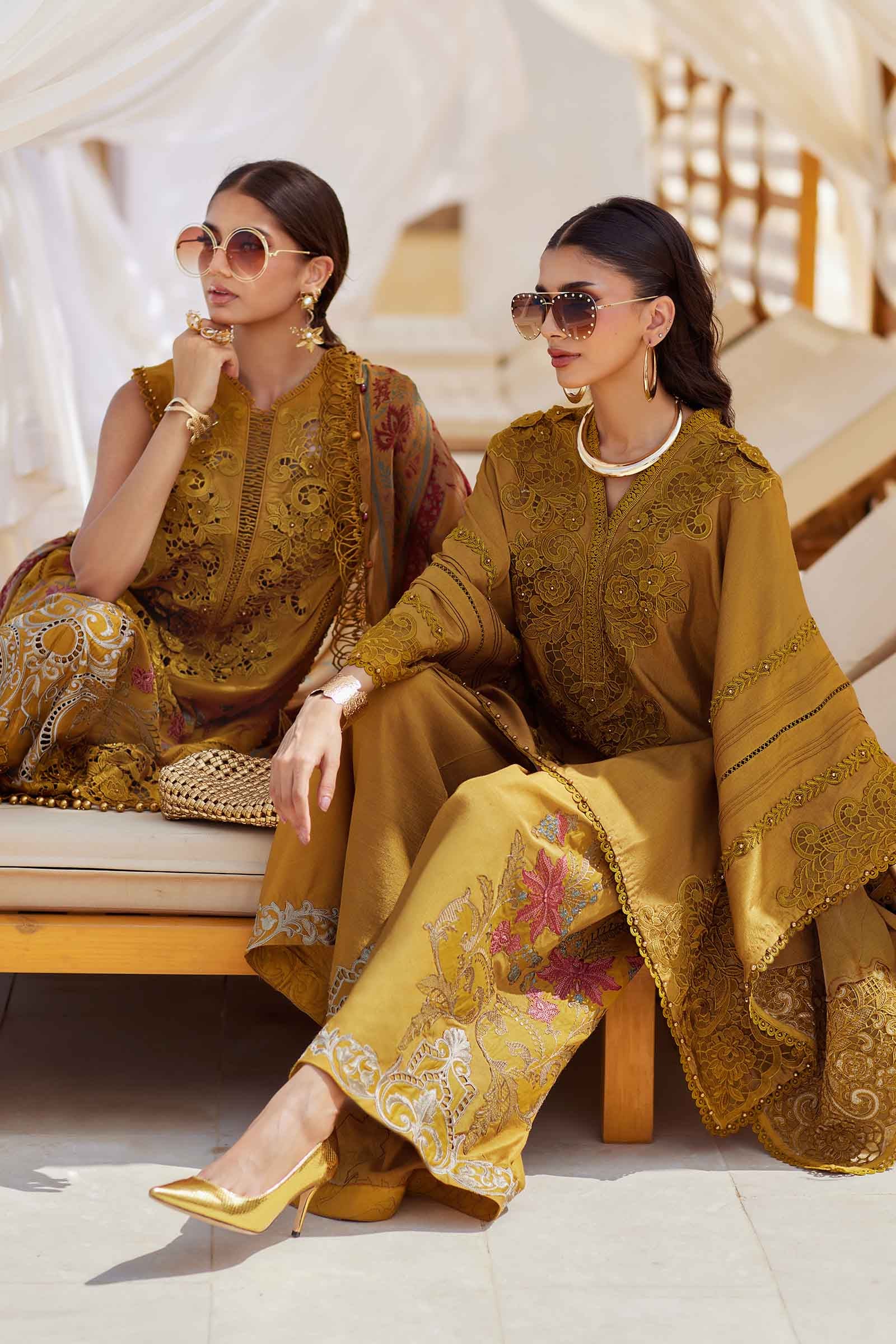 Maria B | Eid Collection 25 | 25-06 by Maria B - Designer Dress - Type: Ladies Clothes - Available at Libayah - 100% Original