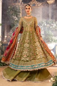 Maria B | Mbroidered Formals 24 | Organza Suit | BD-2906 by Maria B - Designer Dress  - Type : Wedding Dress - Available at Libayah - 100% Original 
