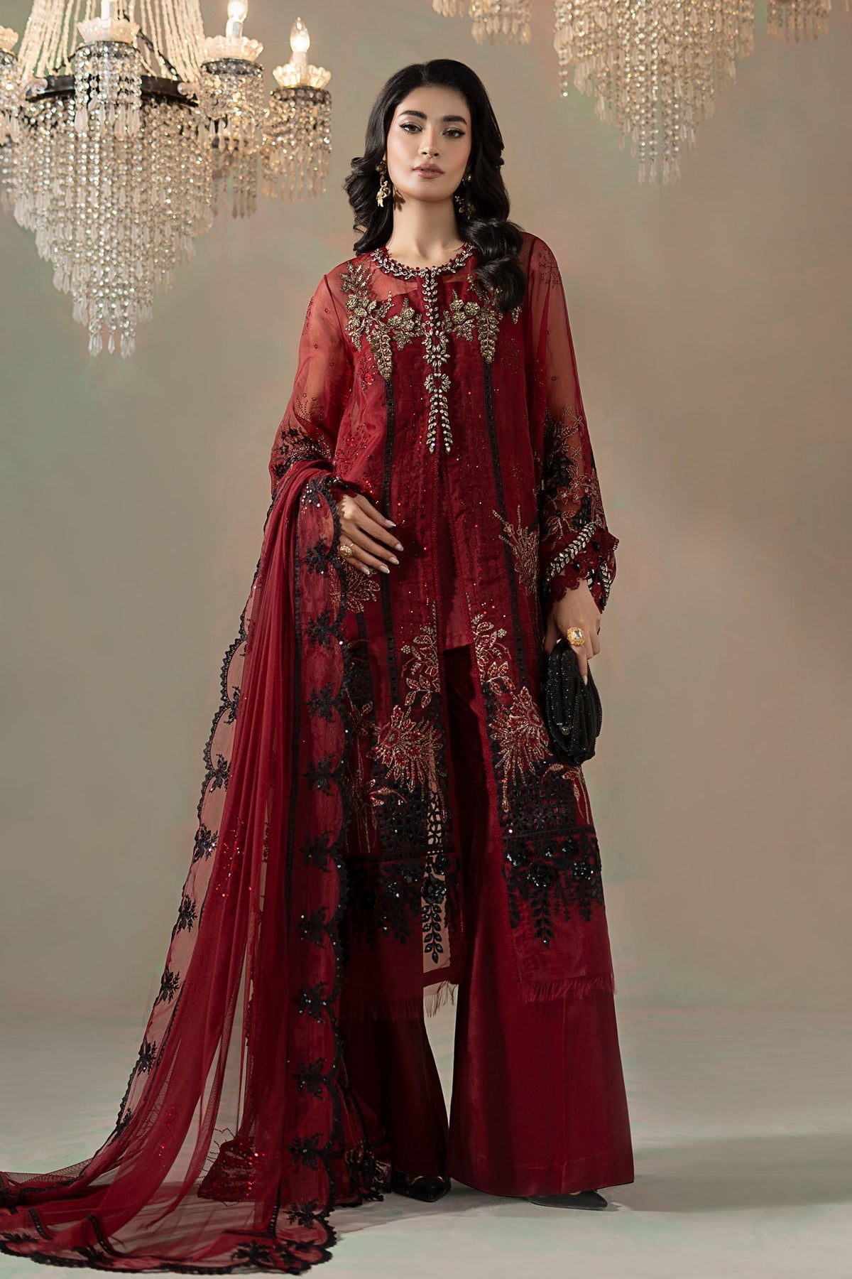 Maria B | Soiree Formals | WFS-09-06 by Maria B - Designer Dress - Type : Ladies Clothes - Available at Libayah - 100% Original 
