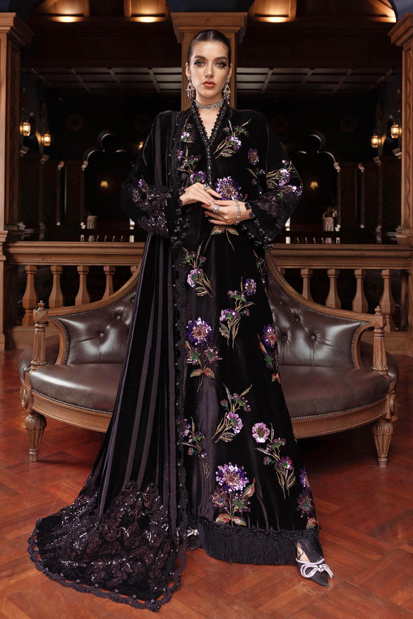 Maria B | Winter Luxe 25 | WL-1306 by Maria B - Designer Dress - Type : Ladies Clothes - Available at Libayah - 100% Original 