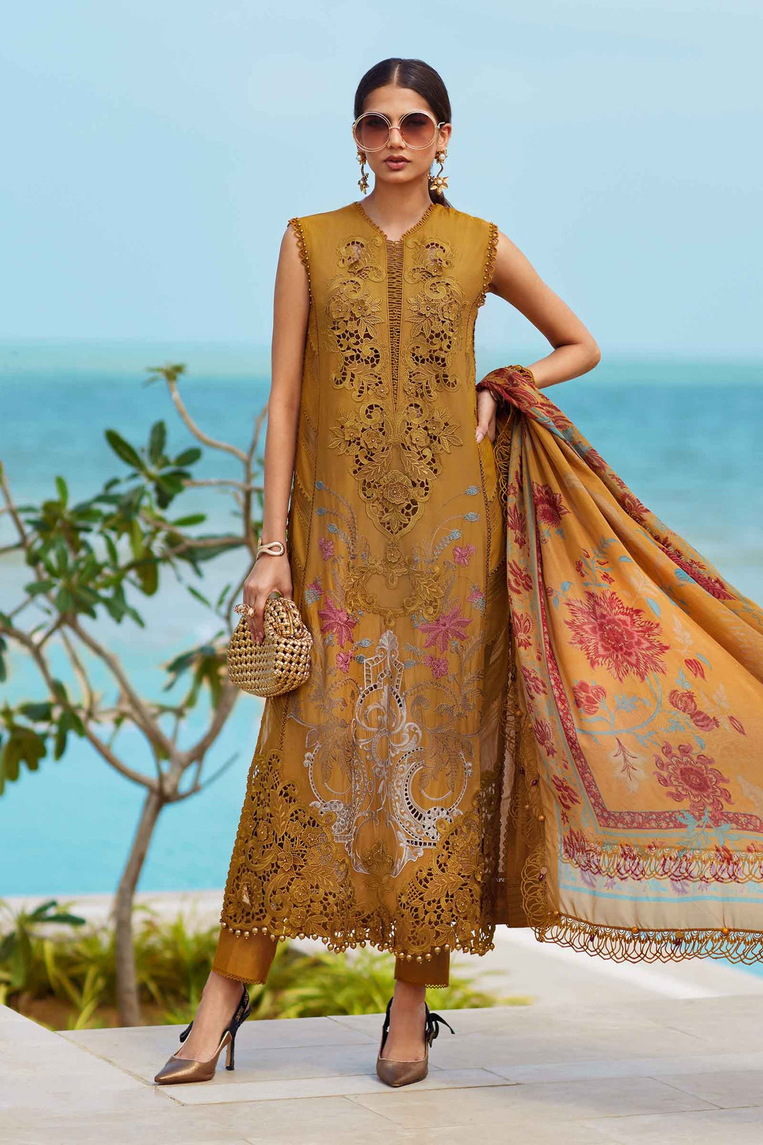 Maria B | Eid Collection 25 | 25-06 by Maria B - Designer Dress - Type: Ladies Clothes - Available at Libayah - 100% Original