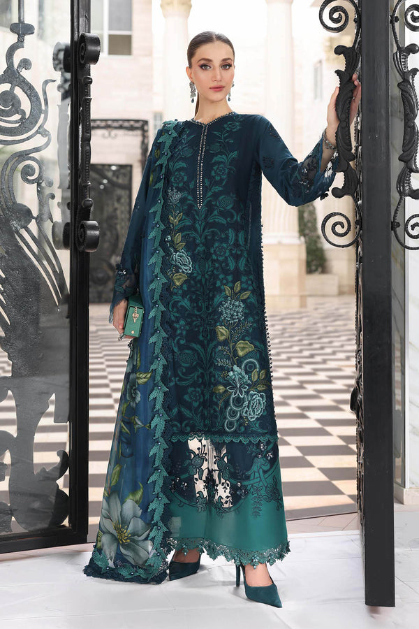 Maria B | luxury Lawn 26 | EL-26-06 by Maria B - Designer Dress  - Type : Ladies Clothes - Available at Libayah - 100% Original 