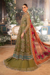 Maria B | Mbroidered Formals 24 | Organza Suit | BD-2906 by Maria B - Designer Dress  - Type : Wedding Dress - Available at Libayah - 100% Original 