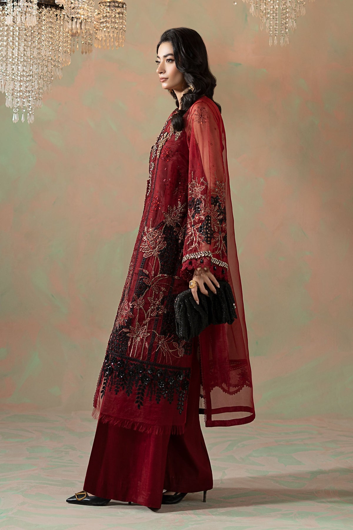Maria B | Soiree Formals | WFS-09-06 by Maria B - Designer Dress - Type : Ladies Clothes - Available at Libayah - 100% Original 