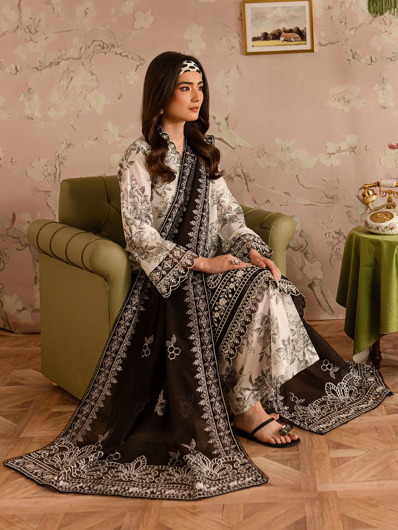 Mahnur | Leila Printkari Edit 25 |LP - 06 by Mahnur - Designer Dress - Type: Ladies Clothes - Available at Libayah - 100% Original