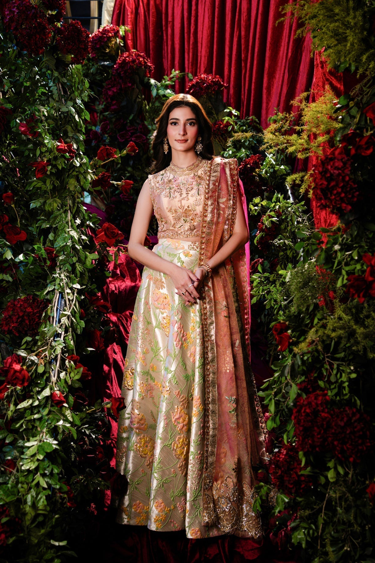 Sable Vogue | Laal Bagh Bridal Collection |SLB-1609 by Sable Vogue - Designer Dress  - Type : Ladies Clothes - Available at Libayah - 100% Original 