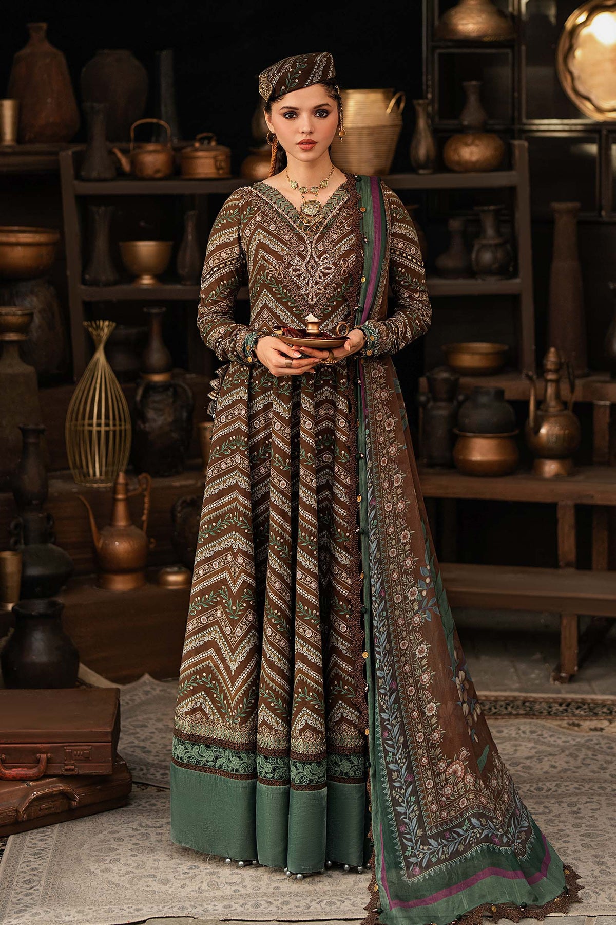 Maria B | M Prints Winter Fall 2026 | MPT-3107-A by Maria B - Designer Dress  - Type : Ladies Clothes - Available at Libayah - 100% Original 