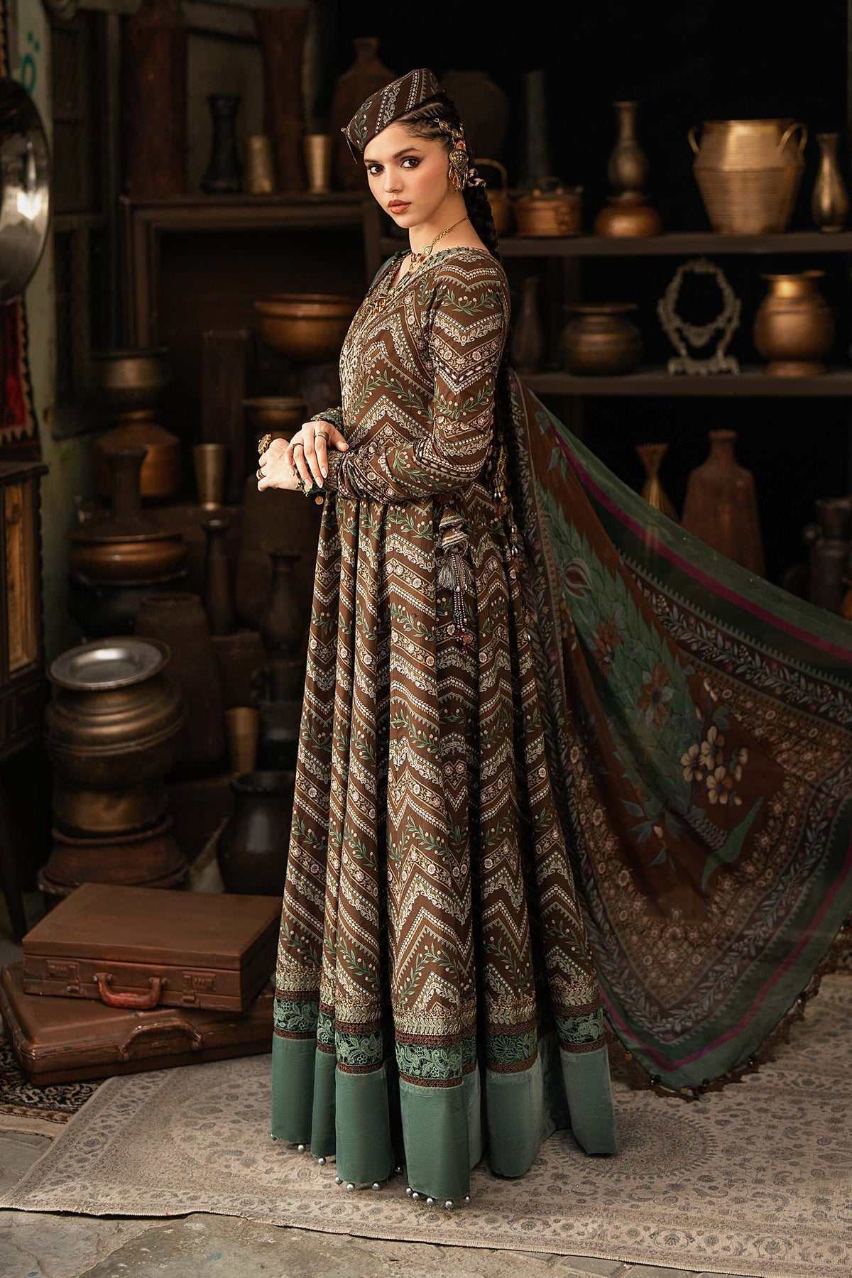 Maria B | M Prints Winter Fall 2026 | MPT-3107-A by Maria B - Designer Dress  - Type : Ladies Clothes - Available at Libayah - 100% Original 