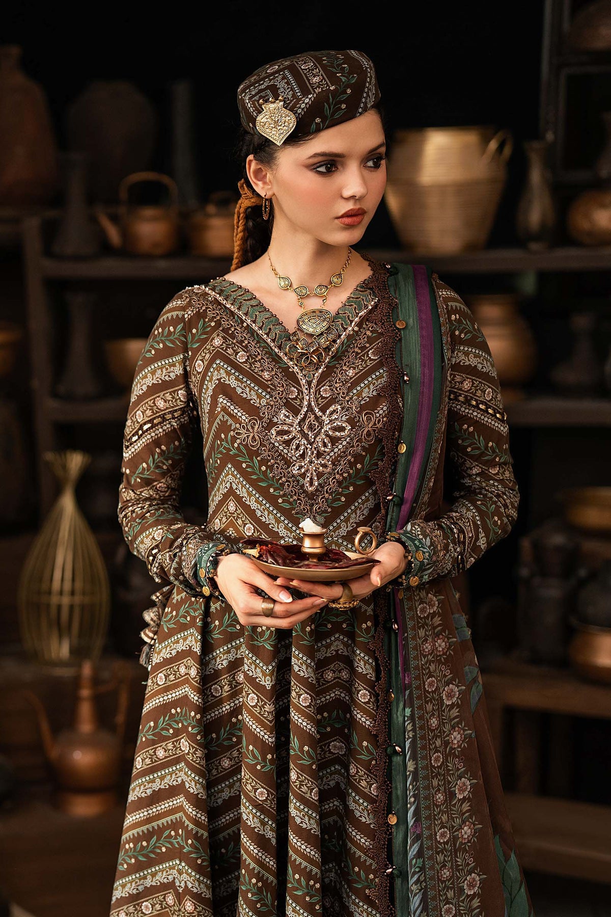 Maria B | M Prints Winter Fall 2026 | MPT-3107-A by Maria B - Designer Dress  - Type : Ladies Clothes - Available at Libayah - 100% Original 