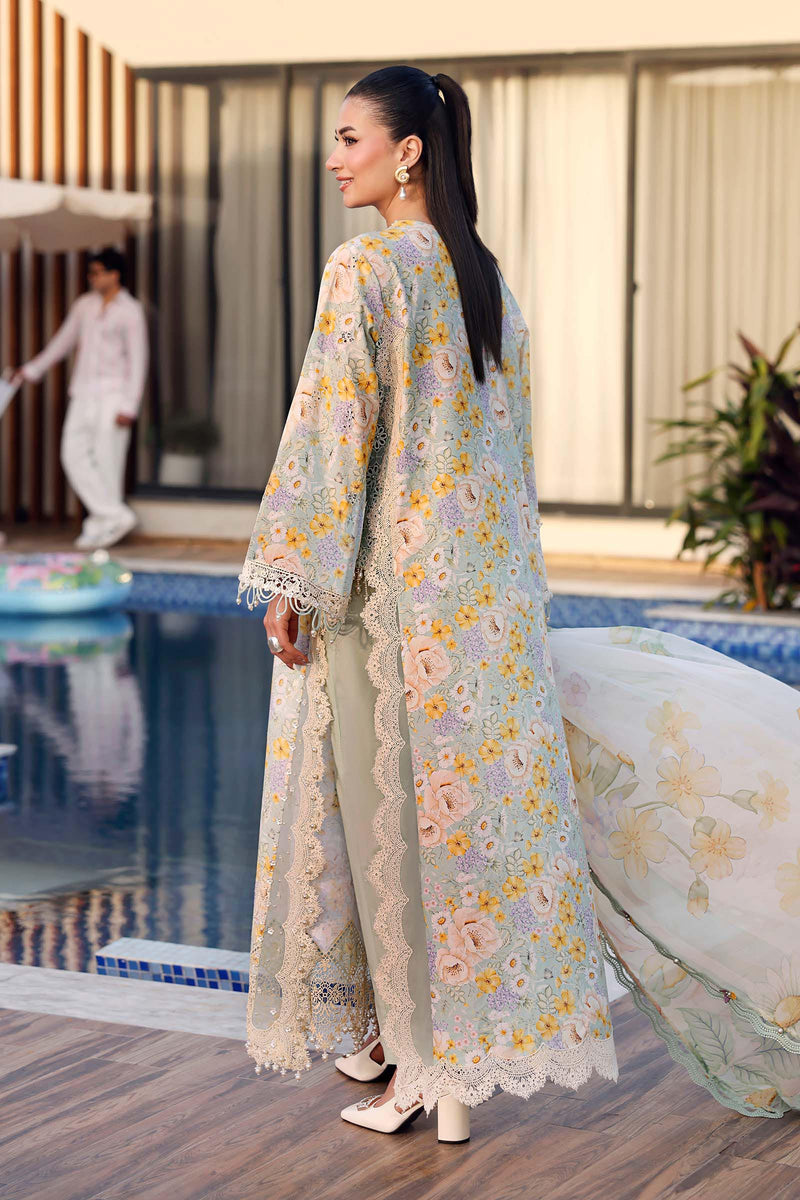 Maria B | M Prints 26 | MPT-3007-A by Maria B - Designer Dress  - Type : Ladies Clothes - Available at Libayah - 100% Original 