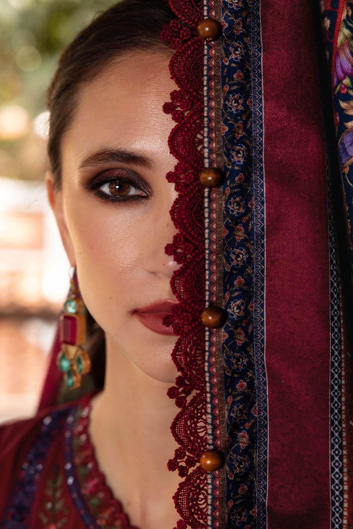 Maria B | M Prints Winter 25 | MPT-2807-A by Maria B - Designer Dress  - Type : Ladies Clothes - Available at Libayah - 100% Original 