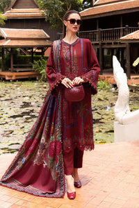 Maria B | M Prints Winter 25 | MPT-2807-A by Maria B - Designer Dress  - Type : Ladies Clothes - Available at Libayah - 100% Original 