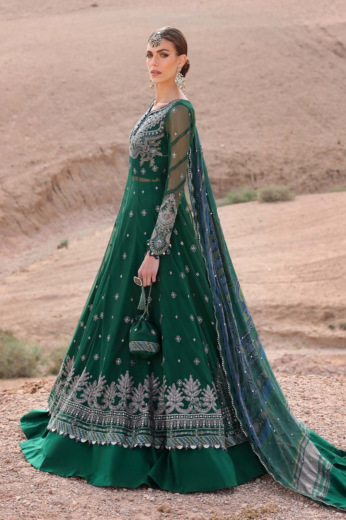Maria B | Eid Lawn | D-2507-A by Maria B - Designer Dress  - Type : Ladies Clothes - Available at Libayah - 100% Original 