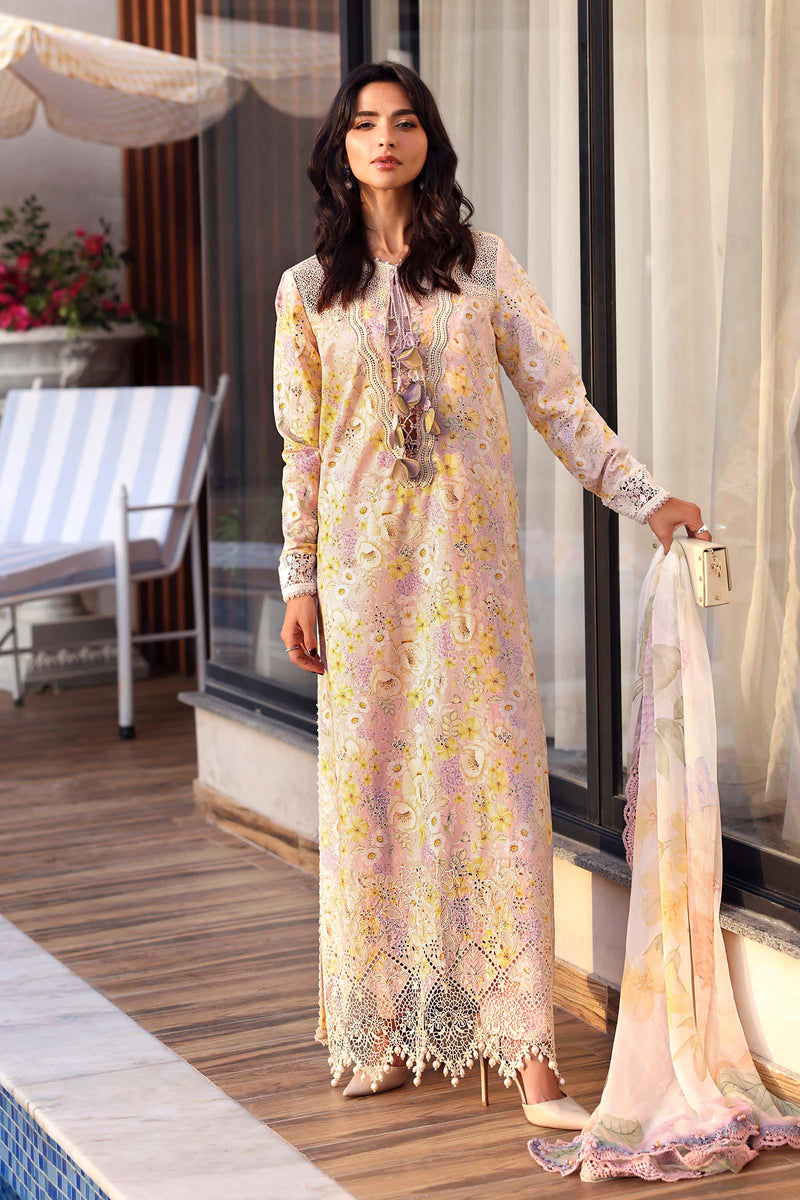 Maria B | M Prints 26 | MPT-3007-B by Maria B - Designer Dress  - Type : Ladies Clothes - Available at Libayah - 100% Original 