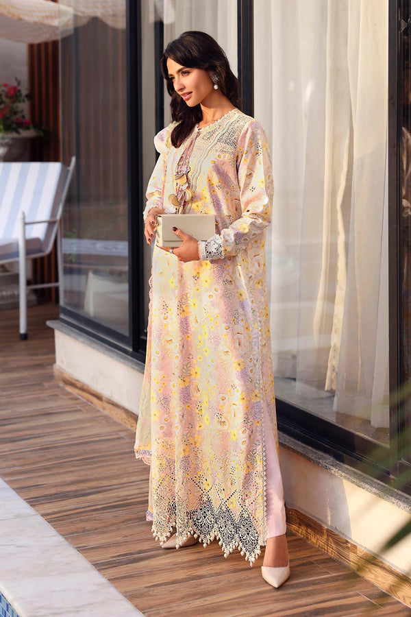 Maria B | M Prints 26 | MPT-3007-B by Maria B - Designer Dress  - Type : Ladies Clothes - Available at Libayah - 100% Original 