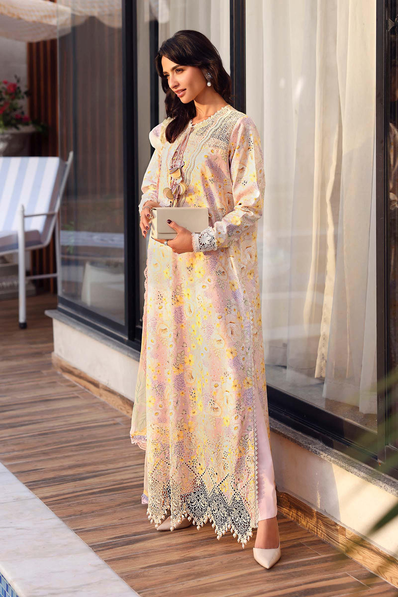 Maria B | M Prints 26 | MPT-3007-B by Maria B - Designer Dress  - Type : Ladies Clothes - Available at Libayah - 100% Original 
