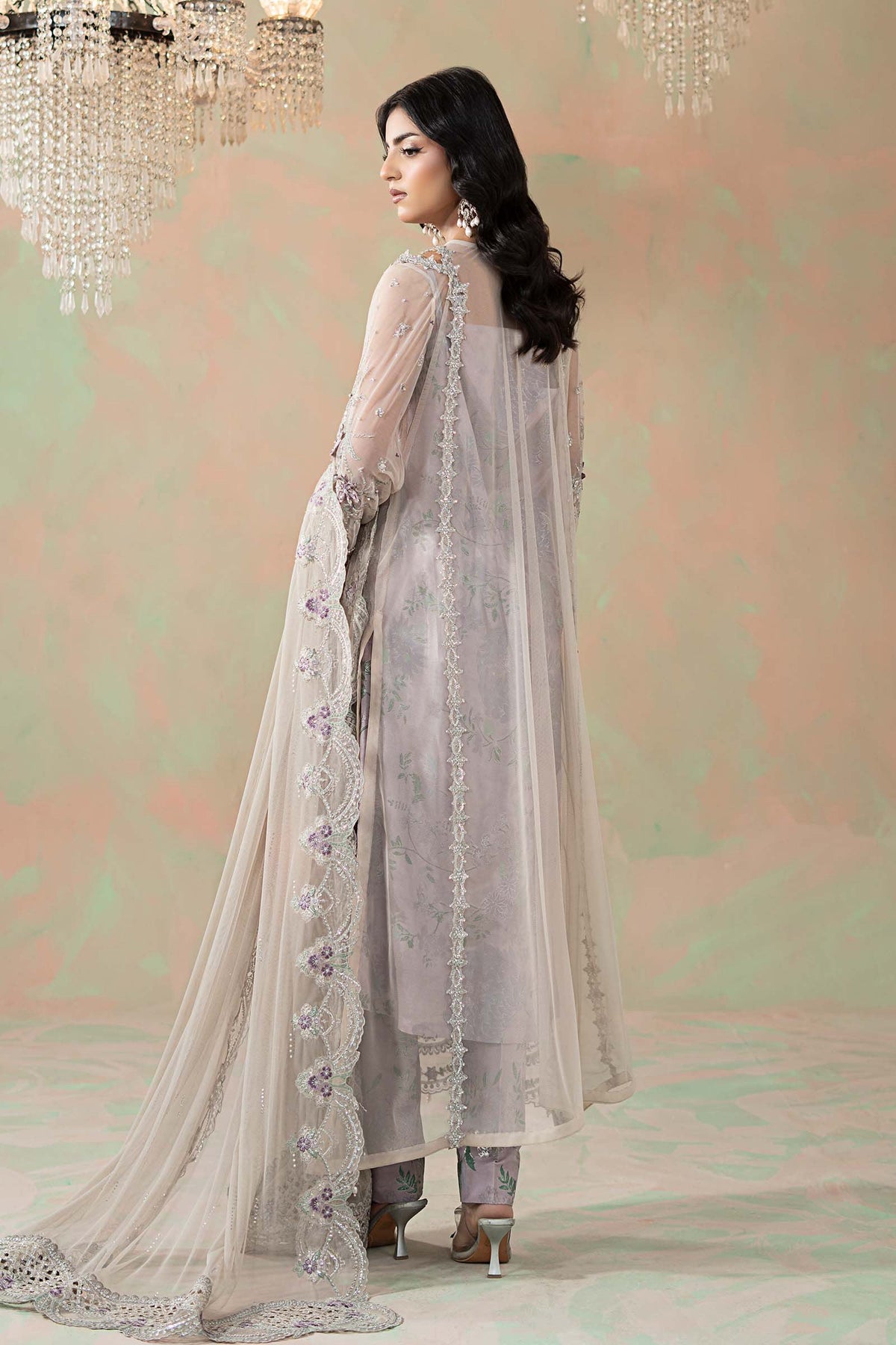 Maria B | Soiree Formals | WFS-09-07 by Maria B - Designer Dress - Type : Ladies Clothes - Available at Libayah - 100% Original 