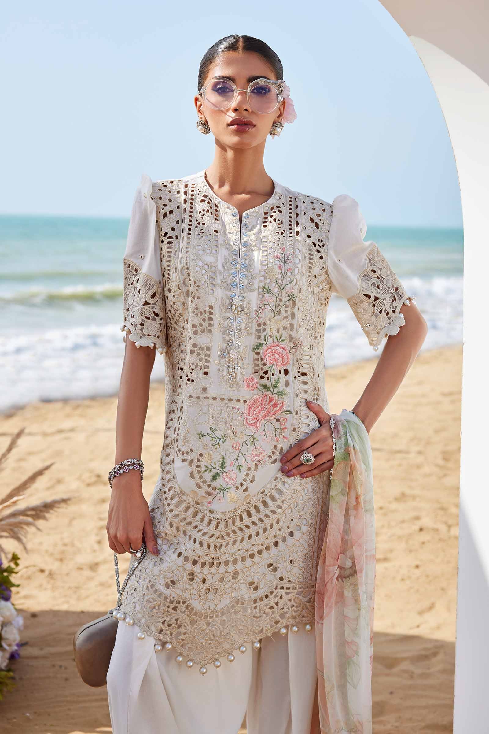 Maria B | Eid Collection 25 | 25-07 by Maria B - Designer Dress - Type: Ladies Clothes - Available at Libayah - 100% Original