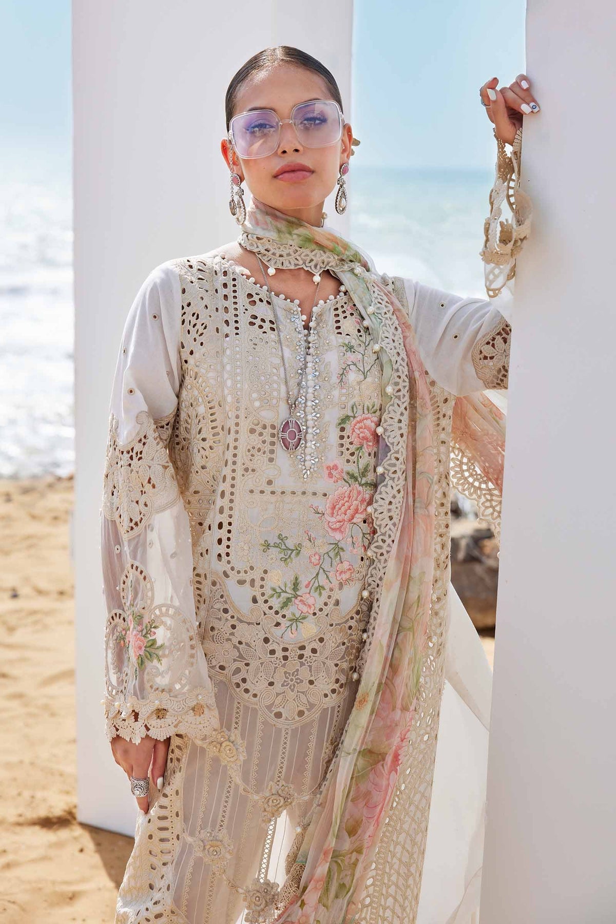 Maria B | Eid Collection 25 | 25-07 by Maria B - Designer Dress - Type: Ladies Clothes - Available at Libayah - 100% Original