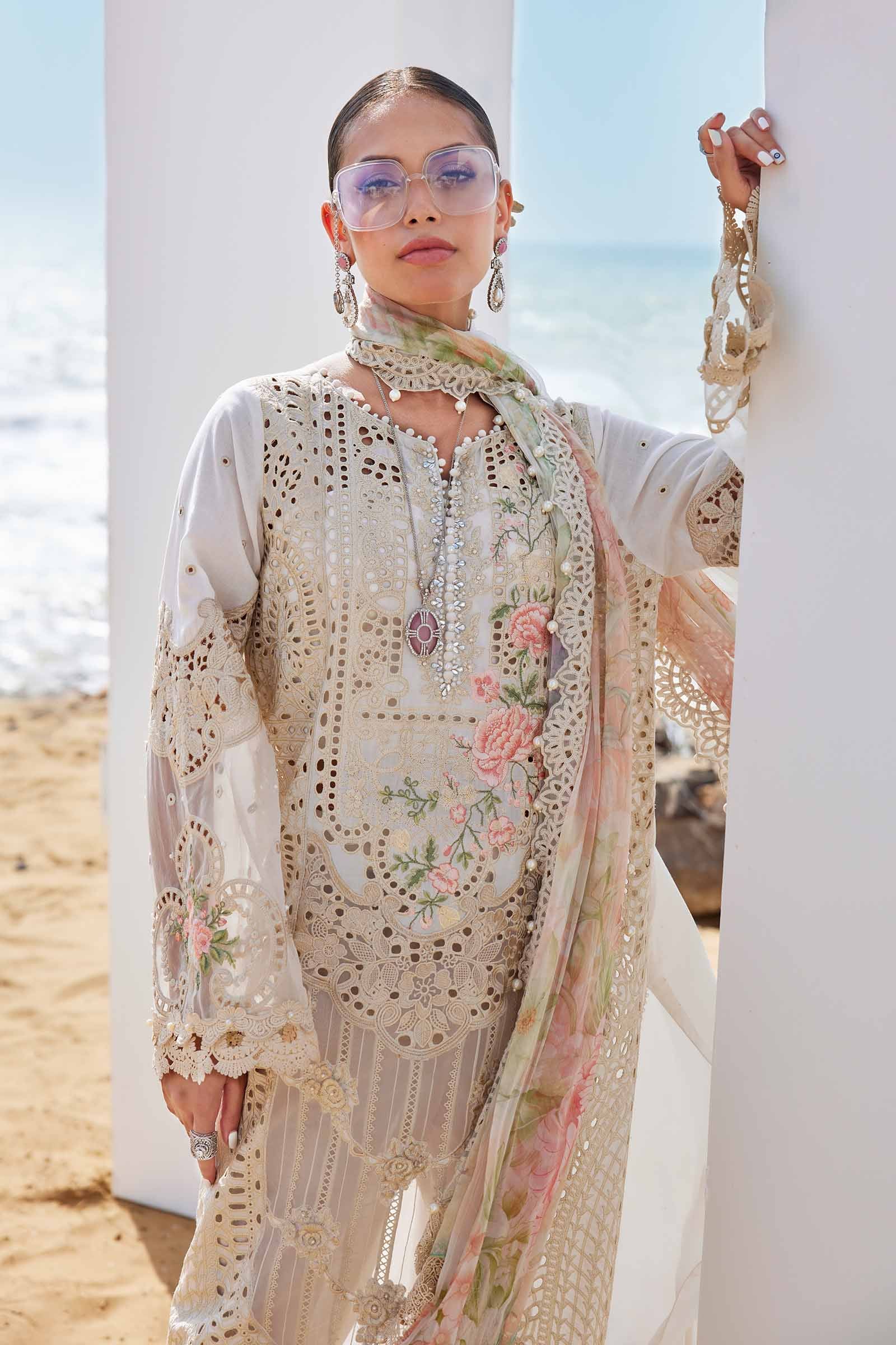 Maria B | Eid Collection 25 | 25-07 by Maria B - Designer Dress - Type: Ladies Clothes - Available at Libayah - 100% Original