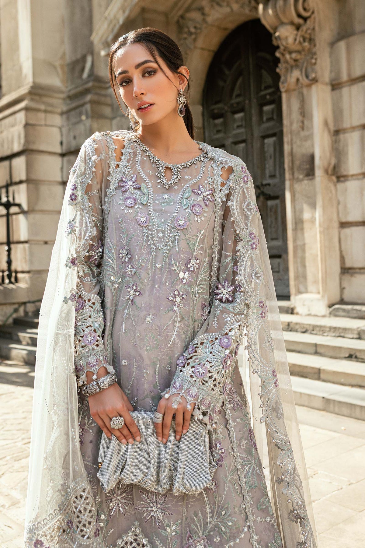 Maria B | Soiree Formals 25 | WF-09-07 by Maria B - Designer Dress - Type : Ladies Clothes - Available at Libayah - 100% Original 