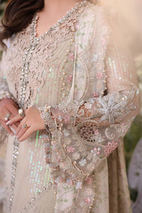 Maria b | Chiffon Formals 26 | MPC-26-107-Ivory Beige by Maria B - Designer Dress  - Type : Ladies Clothes - Available at Libayah - 100% Original 