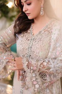 Maria b | Chiffon Formals 26 | MPC-26-107-Ivory Beige by Maria B - Designer Dress  - Type : Ladies Clothes - Available at Libayah - 100% Original 