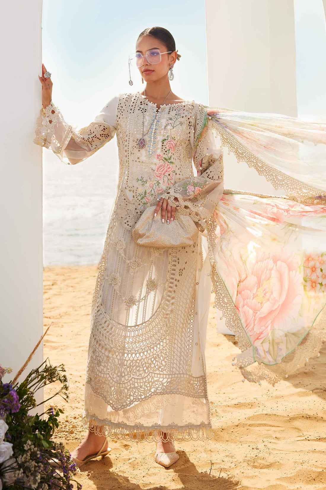 Maria B | Eid Collection 25 | 25-07 by Maria B - Designer Dress - Type: Ladies Clothes - Available at Libayah - 100% Original