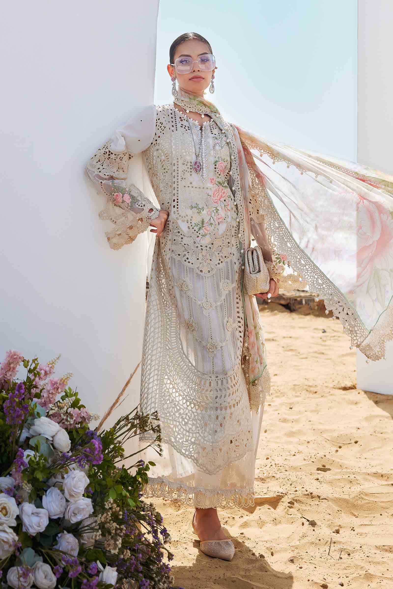 Maria B | Eid Collection 25 | 25-07 by Maria B - Designer Dress - Type: Ladies Clothes - Available at Libayah - 100% Original