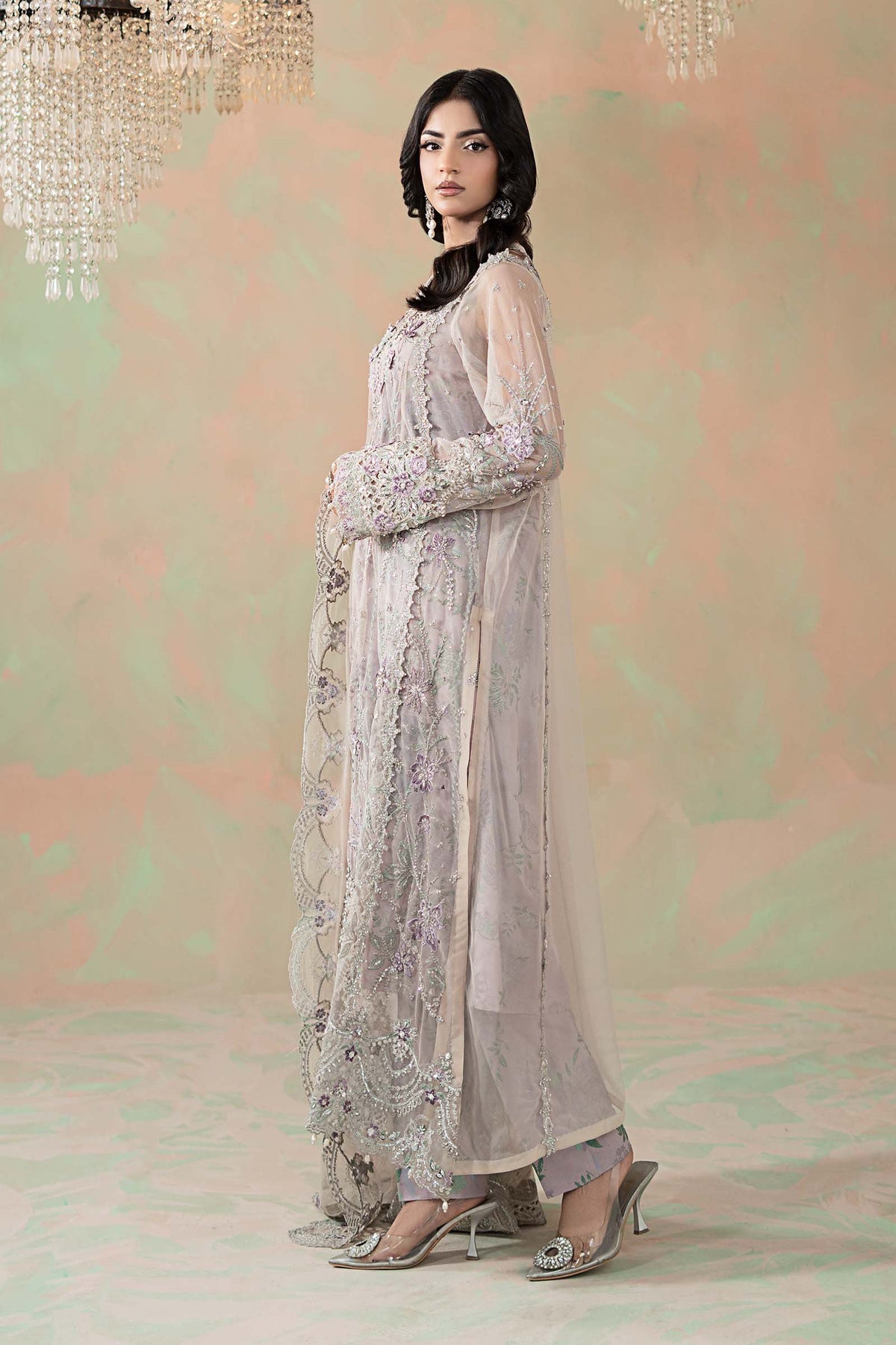 Maria B | Soiree Formals | WFS-09-07 by Maria B - Designer Dress - Type : Ladies Clothes - Available at Libayah - 100% Original 