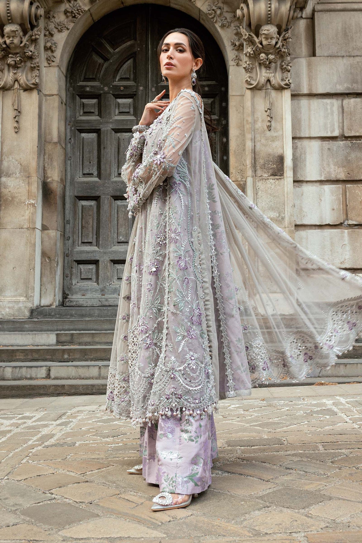 Maria B | Soiree Formals 25 | WF-09-07 by Maria B - Designer Dress - Type : Ladies Clothes - Available at Libayah - 100% Original 